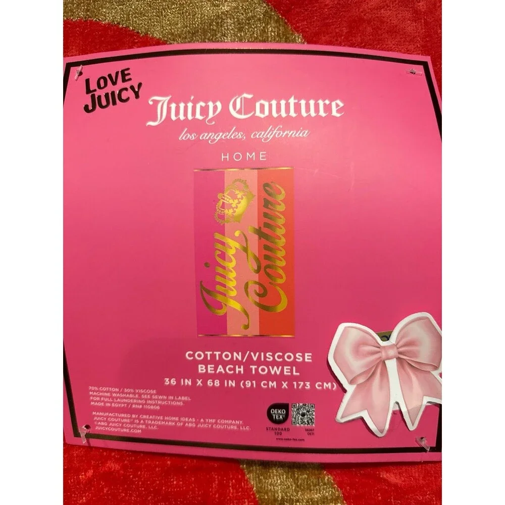 Juicy Couture Beach Towel